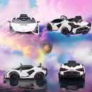 Macchina Elettrica per Bambini 12V con Licenza Lamborghini Sian FKP 37 Bianca