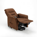 Poltrona Alzapersona Elettrica 1 Motore 77x79x115 cmin Tessuto Marrone