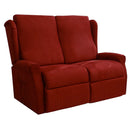 Divano Relax Camelia Doppia Seduta Alzapersona Lift 1 Motore in Microfibra Bordeaux