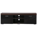 Mobile TV con Due Ante in Legno 140x40x44 cm 