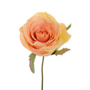 Set 12 Rose Artificiali Testa con Gambo Altezza 10 cm 