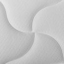 Materasso Memory e Molle Mastrimoniale 160x190 cm H20 Bianco