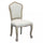 Sedia Charlene 52x50x100 h cm in Legno Beige