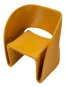 Poltrona Sand Senape 65x57,5x76 cm in Polietilene Senape      