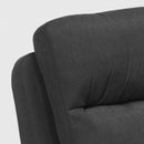 Poltrona Relax Reclinabile Manuale 106x74x74 cm in Tessuto Grigio
