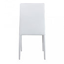 Sedia Cammie 41x50x91 h cm in Similpelle Bianco