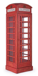 Libreria Red Cabin in Legno
