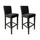 Set 2 Sgabelli 93x40x40 cm Edi Trinity 15 vellutino grigio