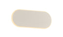 Applique da Interno a LED in Metallo Bianco Opaco