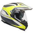 Casco Integrale per Moto Cross con Frontino CGM Forward 606G Giallo Fluo