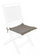 Cuscino Poly180 Choco Seduta Quadrata in Tessuto per Esterno