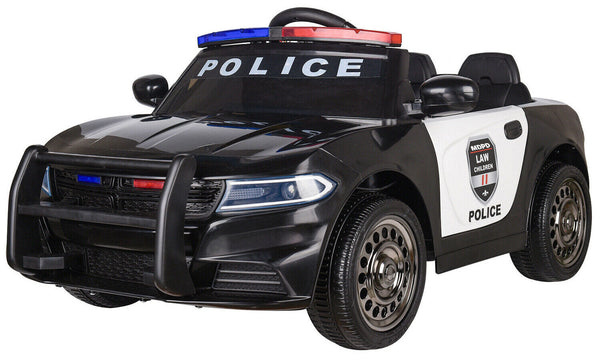 prezzo Macchina Elettrica Polizia per Bambini 12V Babyfun Police Nera