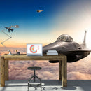 Fotomurale - F16 Fighter Jets 300X210 cm Carta da Parato Erroi