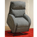 Poltrona Relax Elettrica Magnolia con Alzapersona Lift 2 Motori in Similpelle Nero