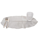 Set 6 Tovagliette Double Face 47x30x0,7 cm  in Plastica VdE Tivoli 1996 Banano Grigio/Nero