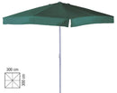 Ombrellone da Giardino in Metallo 3x3m Bertozzi Verde Scuro