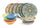 Servizio Piatti 18 Pezzi in Porcellana e Gres Multicolor Villa d'Este Home Tivoli Marrakech