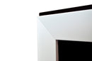 Camino a Bioetanolo da Parete 120x49 cm  Frame 1200 Bianco