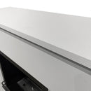 Camino Elettrico da Terra 96x35x96 cm Bellini in Legno Bianco      