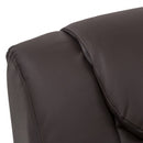 Poltrona Relax Reclinabile 74,5x89/159x100/83,5 h cm in Similpelle Marrone