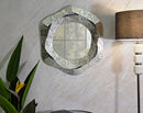 Specchio Aury 66x6x75 cm in Metallo e Specchio Argento      