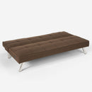 Divano Letto 172x74x75 cm in Tessuto Marrone