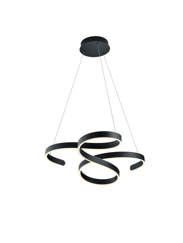 sconto Lampada a Sospensione da Interno a LED in Metallo Antracite