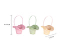 Set 4 Cesti di Vimini a Forma di Cappelli H 35 cm