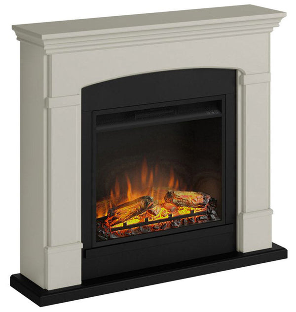 acquista Camino Elettrico da Pavimento Effetto Fiamma 1500W Tagu Helmi Beige Chiaro