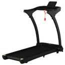 Tapis Roulant Motorizzato Pieghevole 14 km/h 550W 12 Programmi Nero