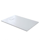 Piatto Doccia 90x90 cm Effetto Pietra Rizzetti Muse Ardesia Bianco