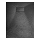 Piatto Doccia 80x160 cm Effetto Pietra Rizzetti Muse Ardesia Nero