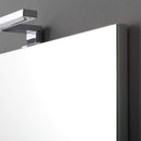 Mobile Bagno Sospeso 60 cm Lavabo 2 Ante + LED 30 cm Rizzetti Gibson Bianco