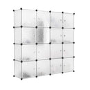Armadio Guardaroba Modulare 16 Cubi Rizzetti Cube16 Bianco