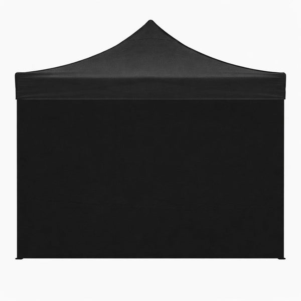 sconto Telo Laterale per Gazebo 3x2 m Market in Tessuto Oxford Nero