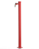 Fontana da Giardino con Rubinetto Belfer 42/SR Rosso
