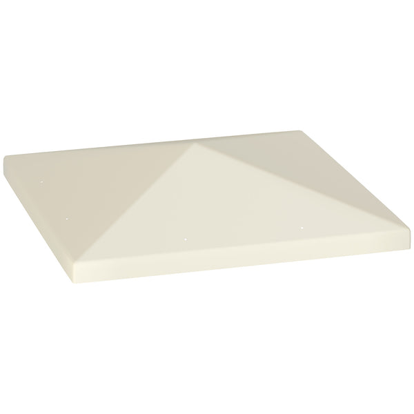 Copertura per Gazebo Pergola 298L x 298P cm in Tessuto Oxford 600D Bianco Crema acquista
