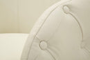 Poltrona con Puff Zagabria 75x76x80 cm in Pino e MDF e Spugna e PU      
