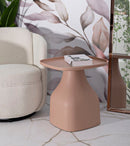 Tavolinetto Gea Rosa 48x48x50 cm in Polipropilene Rosa      