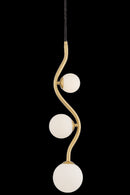 Lampada pendente Modern in Metallo Uva Oro