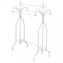 Portasciugamani Melodie 68x37x90 h cm in Acciaio Bianco
