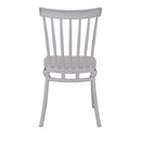 Set 4 Sedie 43x86x41 cm in Polipropilene Ghiaccio