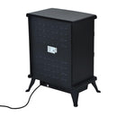 Camino Elettrico da Terra Effetto Fiamma 950W/1850W Nero 