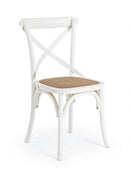 Sedia Cross Bianco in Legno