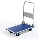 Carrello in Metallo con 4 Ruote e Manico Pieghevole Max 150Kg Bertozzi