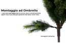 Albero di Natale Artificiale 210 cm 2692 Punte  Verde