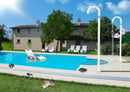Doccia da Esterno Giardino Miscelatore e Lavapiedi Arkema Funny Yin Cherry