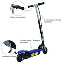 Monopattino Elettrico per Bambini 120W Pieghevole Blu 