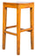 Sgabello 35x35xH75 cm in Legno Collezione Hollywood Multicolor e Marrone