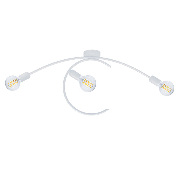 prezzo Sospensione 3xE27 Montatura Verniciata Bianco E-Energy Daniela
